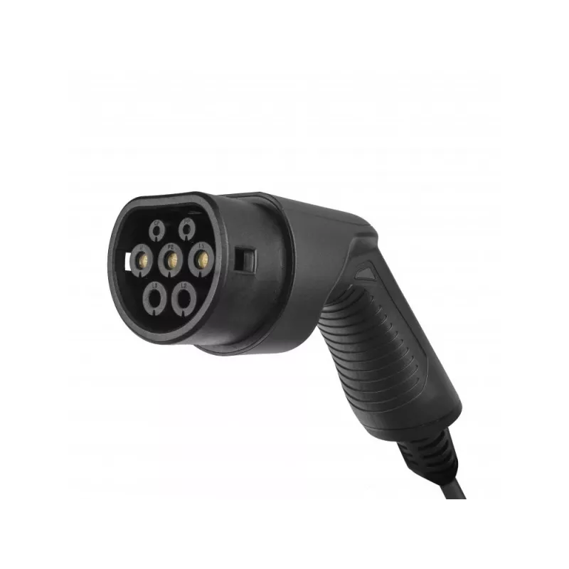 Electric Vehicle Charging Station Green Cell EV14 22 kW Black Aluminium Wall