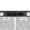 Wall-mounted cooker hood CATA 02030408 — 492 mm width, 645 m³/h, metal grease filters, LED lighting