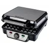Waffle iron Ravanson GR-7030 — 4 waffles, 1100 W, non-stick plates, adjustable thermostat, cool-touch handle