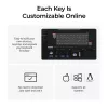 Mechanical keyboard Keychron K4 HE with Gateron Double‑Rail Magnetic Nebula switches, wireless, black, US layout