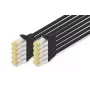 Network Cable Digitus CAT 6A S/FTP RJ-45 0.25m Black