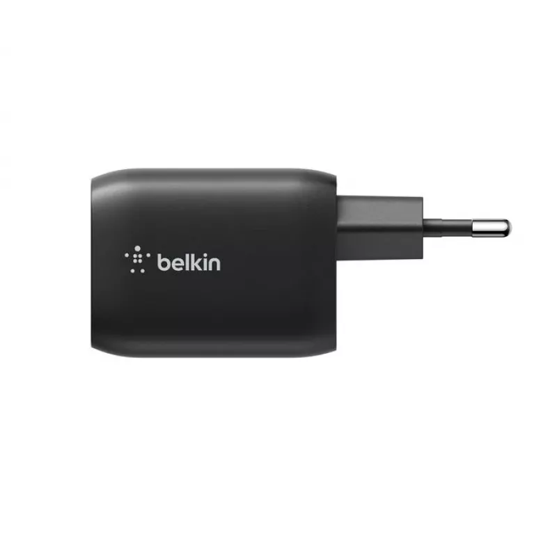 USB-C Dual Charger Belkin ENA007KQBK 65W — Dual USB-C PD Charging for Laptops and Mobile Devices