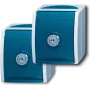 Busch Jaeger Accessory Power Supply Socket Outlet CEE 7/3 Blue - Grey (2083-0-0816)