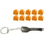 RJ45 Port Blocker ShiverPeaks BS08-01035 — 1 Key, 10 Orange Locks