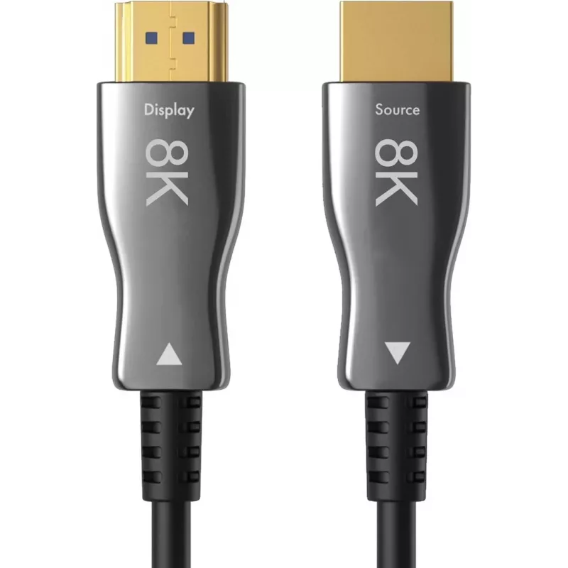 Claroc Cable HDMI 2.1 Aoc, M/M, 4K@120HZ, 8K@60HZ, 20M, FEN-HDMI-21-20M
