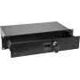 Rack drawer Omnitronic SN-2 2U with lock — 2U sliding equipment drawer for 19 inch racks