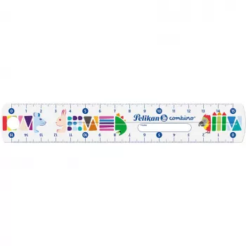 Ruler Pelikan 811224 150 mm Plastic Multicolour