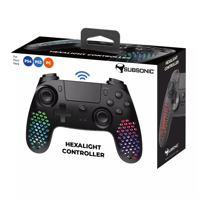 Gamepad Subsonic SA5654 Black Bluetooth USB PC PlayStation 4 3