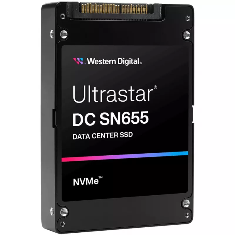 SSD disk Western Digital 61.4 TB U.3 PCI Express 4.0 Ultrastar DC SN655
