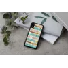 Phone case iKins for iPhone XR — mint black protective cover