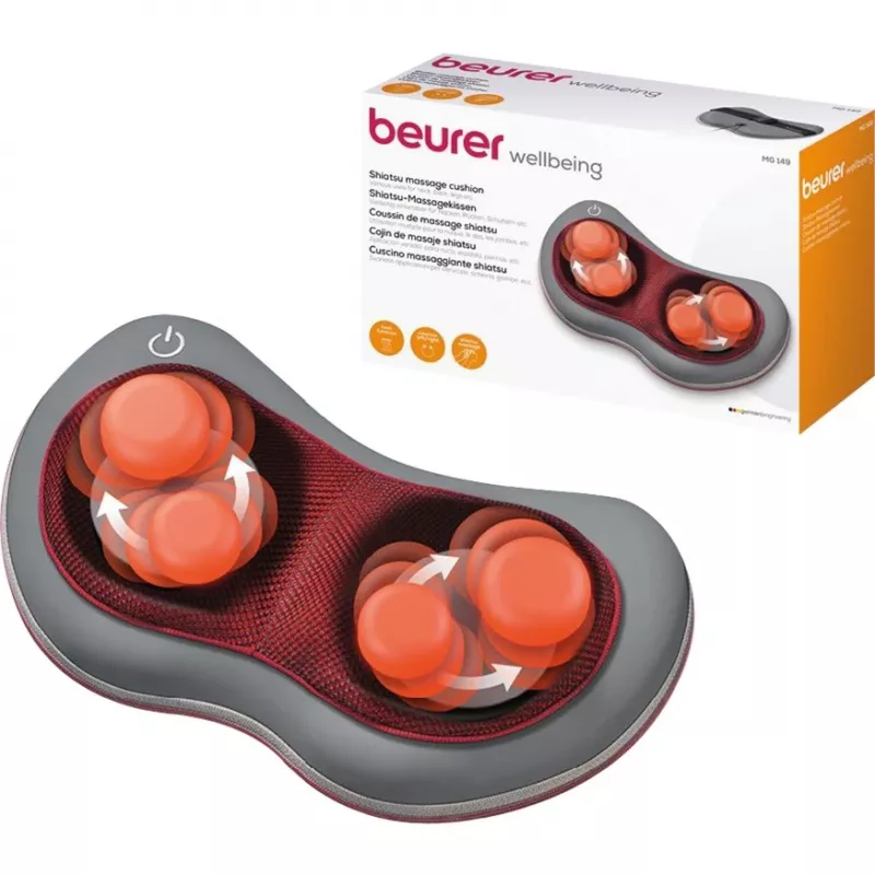 Beurer Massager MG 149 gray-red with heat and vibration, model 64303