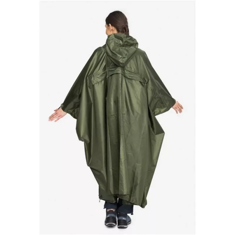 Adult Rain Poncho VIKING Vesper Backpack Green UNI