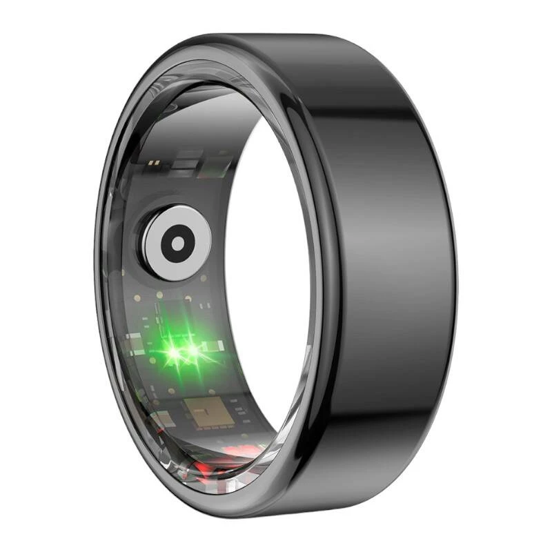 Smart ring Colmi R02 20.3 mm Black — Colmi R02 compact wearable ring size 20.3 mm