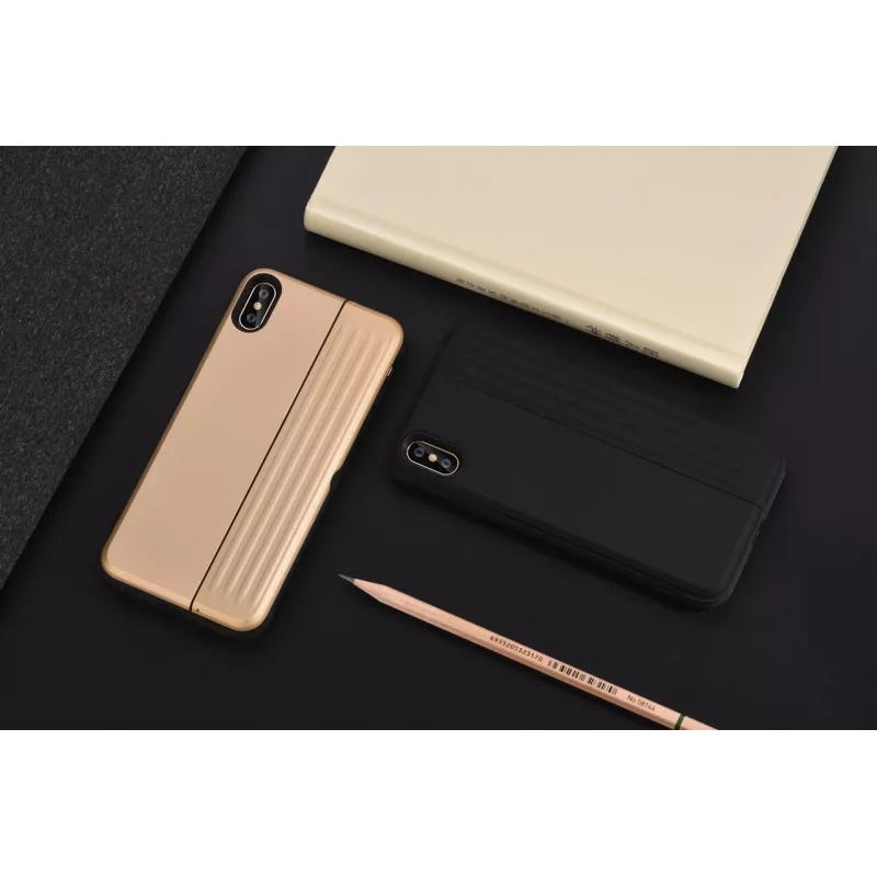 Protective phone case Devia H-Card Series for iPhone XS Max 6.5, gold