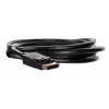 DisplayPort cable SAVIO CL-136, DisplayPort male–male, 2 m, DP 1.2, gold contacts, black