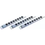 Power strip hugo brennenstuhl 1153340338 — 8 sockets, blue metallic