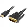 Sharkoon Adapterkabel - Single Link - HDMI männlich zu DVI-D männlich