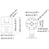 Hikvision DS-1473ZJ-135 Security Camera Accessories Luminaire