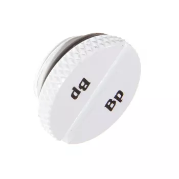 BitsPower computer cooling system part BP-DWWP-C09 — brass white fitting/accessory