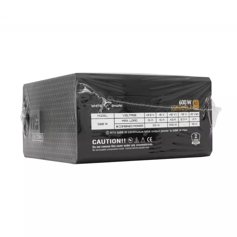 Power Supply Unit White Shark GPSU-B600S Colonel-2 600W