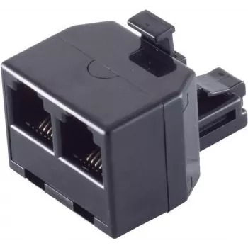Wire Connector ShiverPeaks BS71230 3xRJ-11 Black