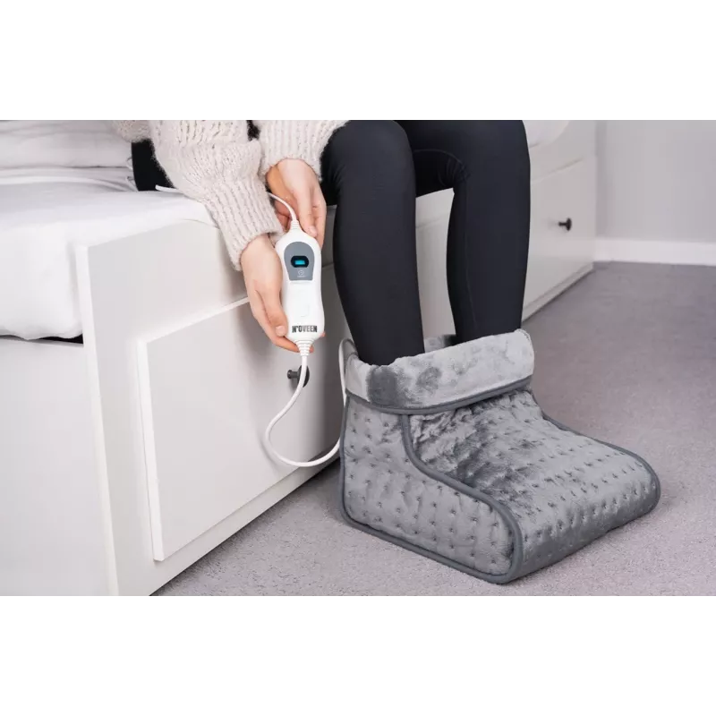Noveen EB550 electric foot warmer - grey, 30 x 30 x 24 cm