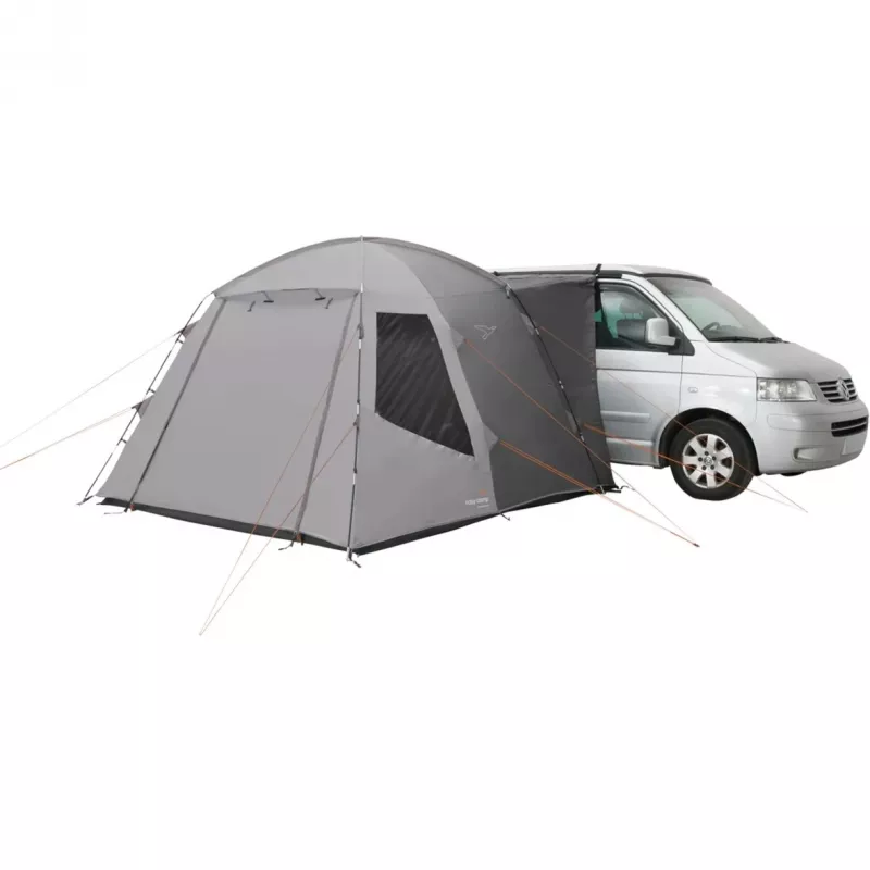 Side awning easy camp 120504 — detachable polyester ground cloth, fiberglass poles, height 2050 mm, weight 7.6 kg