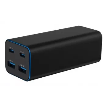 Gembird TA-UC-2A2C-PD100-01-BK mobile device charger Laptop, Smartphone Black AC Fast charging Indoor