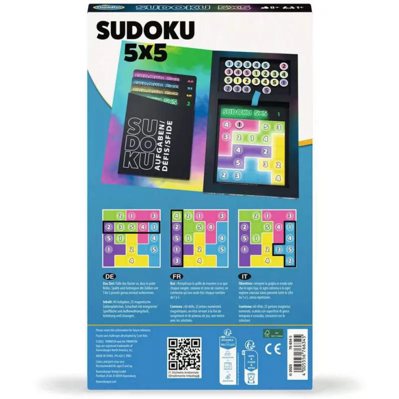 Sudoku 5x5, Puzzle Game