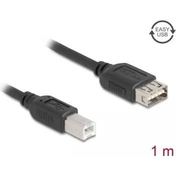 USB 2.0 cable DELOCK 81530 — 1 m, USB B to USB A, black