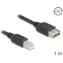 USB 2.0 cable DELOCK 81530 — 1 m, USB B to USB A, black