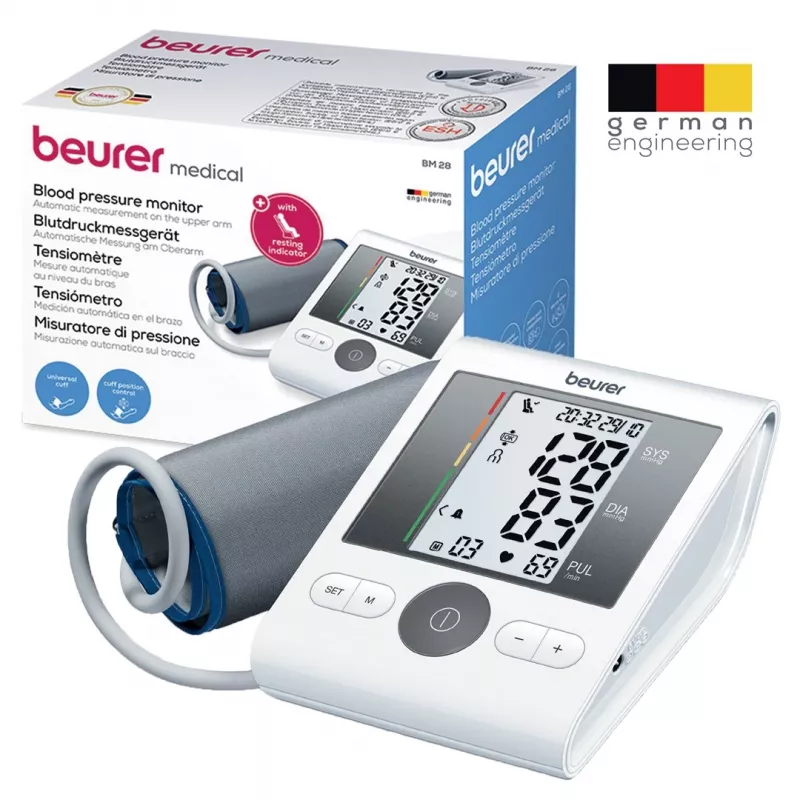 Blood pressure monitor Beurer BM28 automatic measurement with LCD display