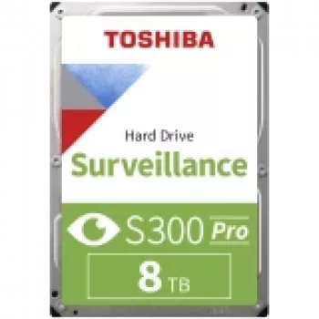 Toshiba S300 Pro Surveillance internal hard drive 8 TB 7200 RPM 512 MB 3.5 Serial ATA III