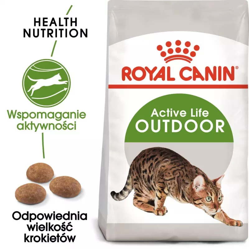 Dry cat food Royal Canin Active Life Outdoor 4 kg — Adult, Poultry, 30% Protein, 20% Fat