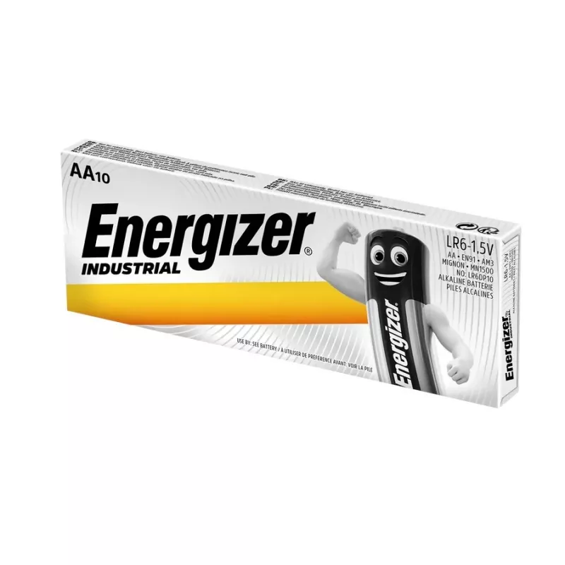Energizer Industrial AAA Alkaline Batteries - 6x Packs of 10 + 6x Free Packs of 10