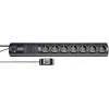 brennenstuhl Primera-Tec Comfort Switch Plus - Überspannungsschutz - Wechselstrom 250 V - 3500 Watt - Ausgangsbuchsen: 7 - 2,0m - Deutschland - Schwar