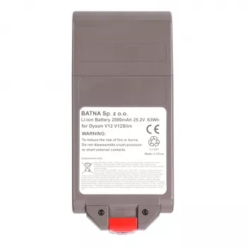 Battery for Dyson vacuum V12, 25.2V 2500mAh