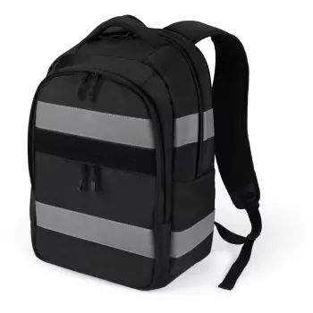 DICOTA Hi-Vis V2 Backpack Rucksack Black 320x220x455mm PET TPU