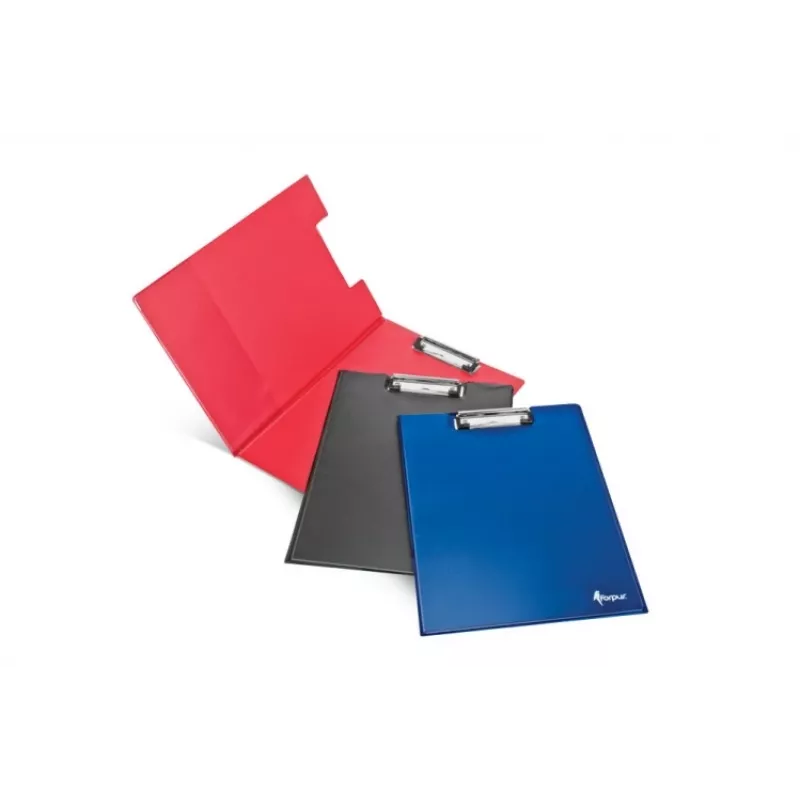 Clip pad Forpus, foldable, A4, Red