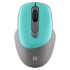 Wireless mouse DEFENDER Silent Click C Mint 52294 — ambidextrous, 1600 DPI, 2.4 GHz nano USB