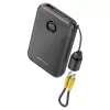 Power bank Vention FKAB0-C 10000 mAh, 2× USB-C + 1× USB-A, 22.5 W, Black