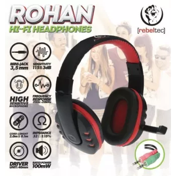 Headphone Rebeltec Rohan RBLSLU00032