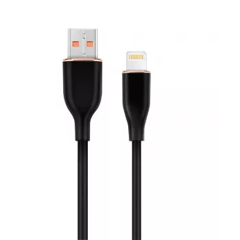 USB-A to Lightning cable Gembird CC-USB2S-AM8PM-1.5M-BK — USB 2.0, 1.5 m