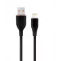 USB-A to Lightning cable Gembird CC-USB2S-AM8PM-1.5M-BK — USB 2.0, 1.5 m