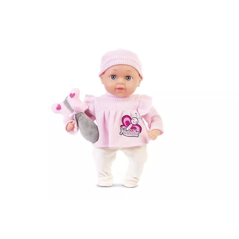Doll Artyk Natalia 33 cm with toy - Artyk 33 cm baby doll with accessory