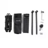 Folding bike lock MANTA XR00FL01 — segmented design for frame mounting