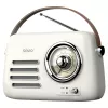 Portable radio SAVIO RS-02 — analog FM tuner, Bluetooth 5.3, USB power, 3 W, white