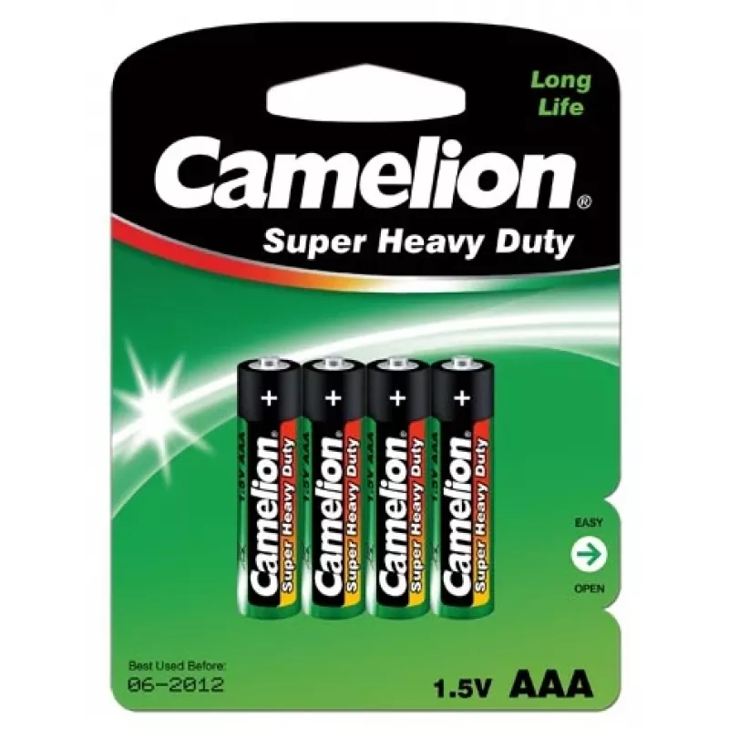 Single-use battery Camelion R03P-BP4G AAA Zinc-carbon