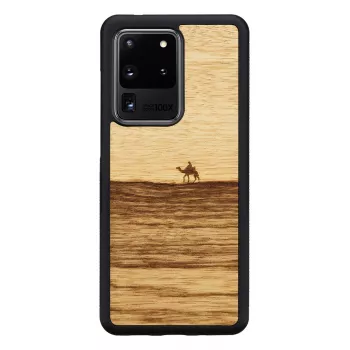Phone case man and wood Galaxy S20 Ultra terra black