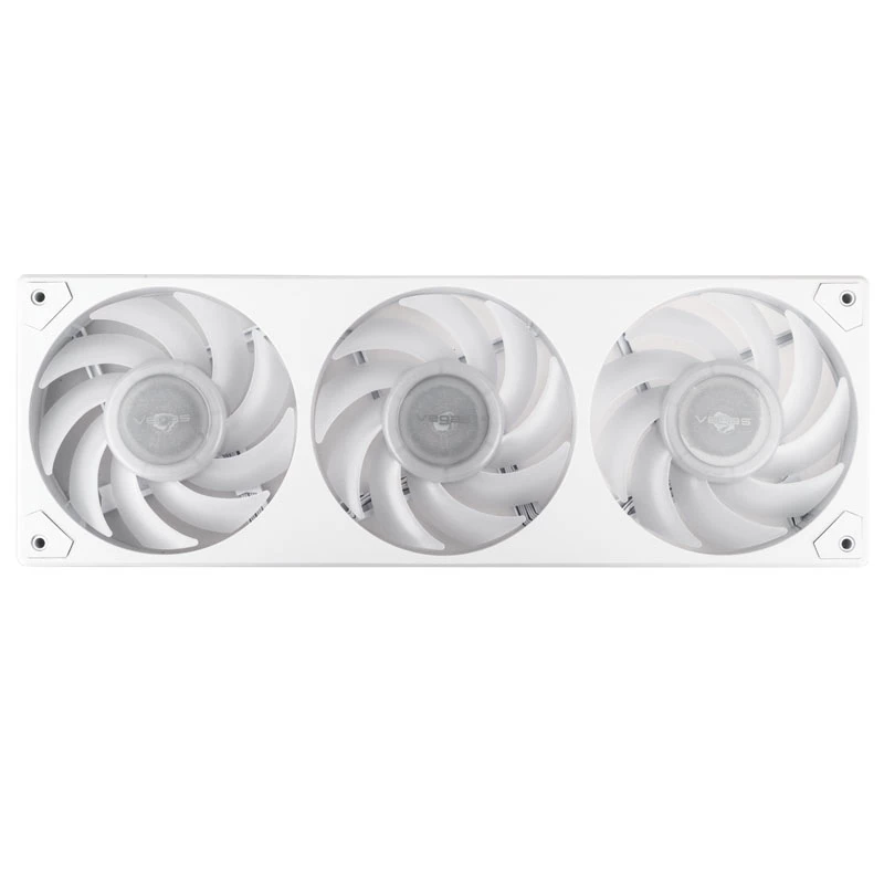AKASA Vegas A36 120mm ARGB Case Fans - White (3-Pack)